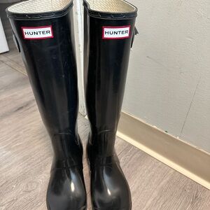 Hunter Black Rain Boots